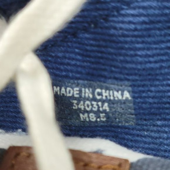 TOMS print lace up sneakers Sz 8.5 - Picture 8 of 8